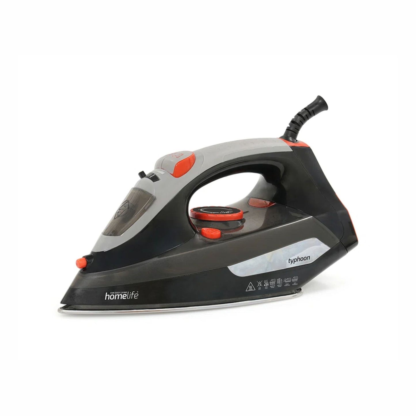 Home Life Steam Iron 2200W with Stainless Steel Soleplate