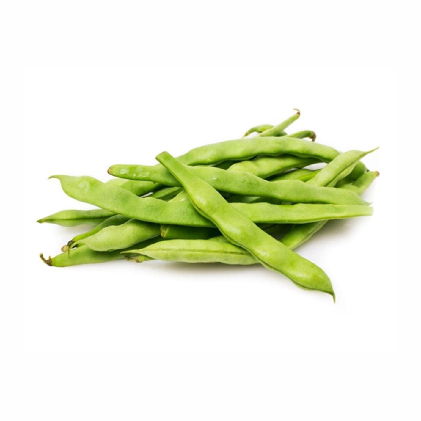 Fresh Flat Beans 1 KG, vibrant, and full of flavor