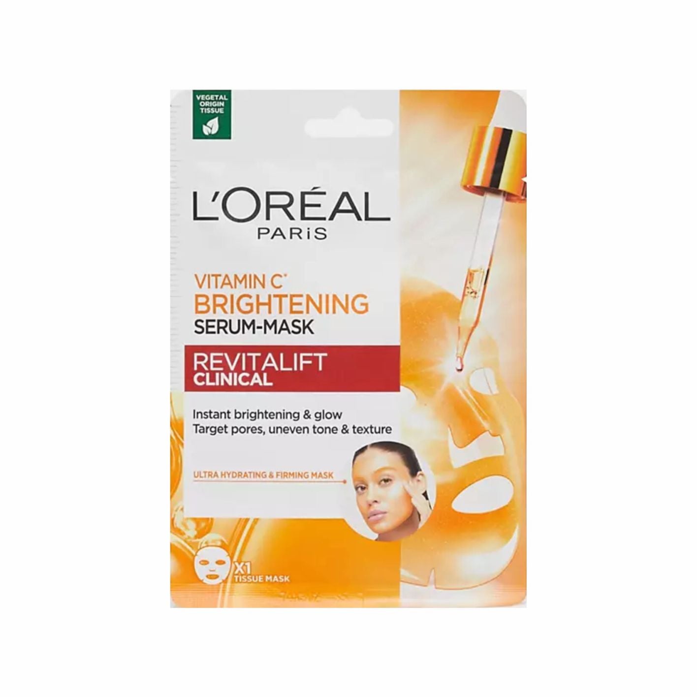 L'Oreal Vitamin-C Instant Brightening Serum Mask 26g