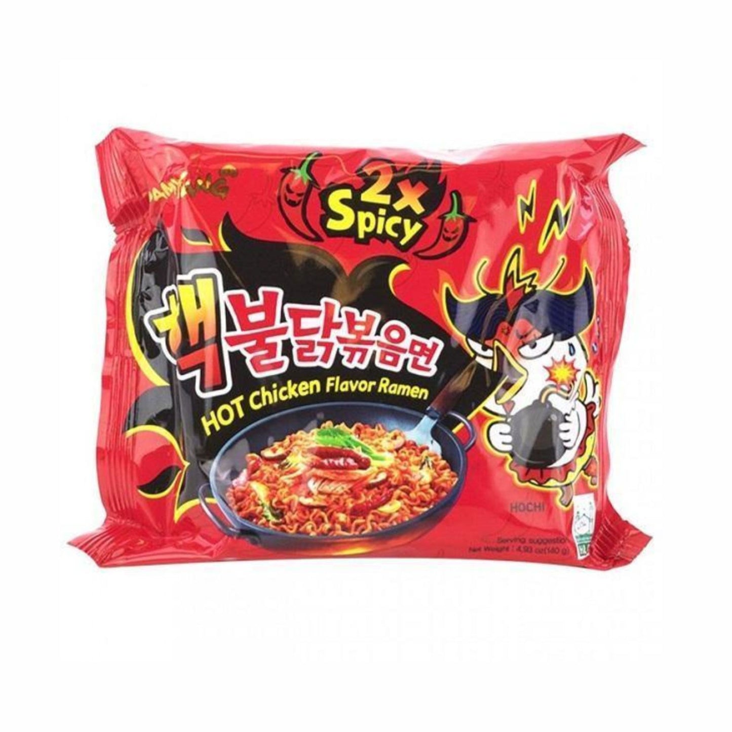 2x Spicy Hot Chicken Ramen Noodle 140g