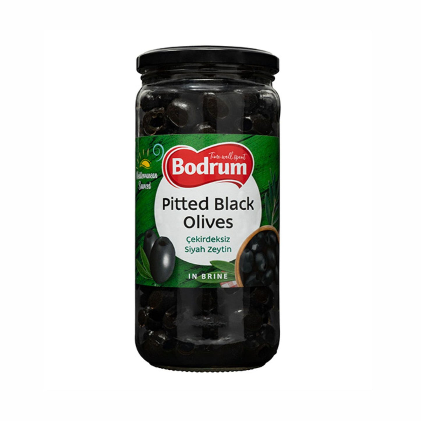 Bodrum Pitted Black Olives 720 gram