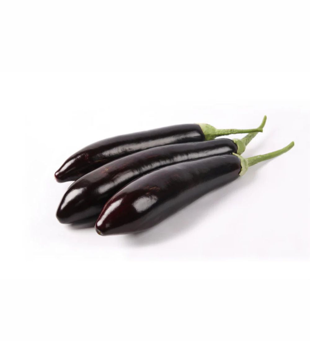 Baby Long Black Aubergine 500g