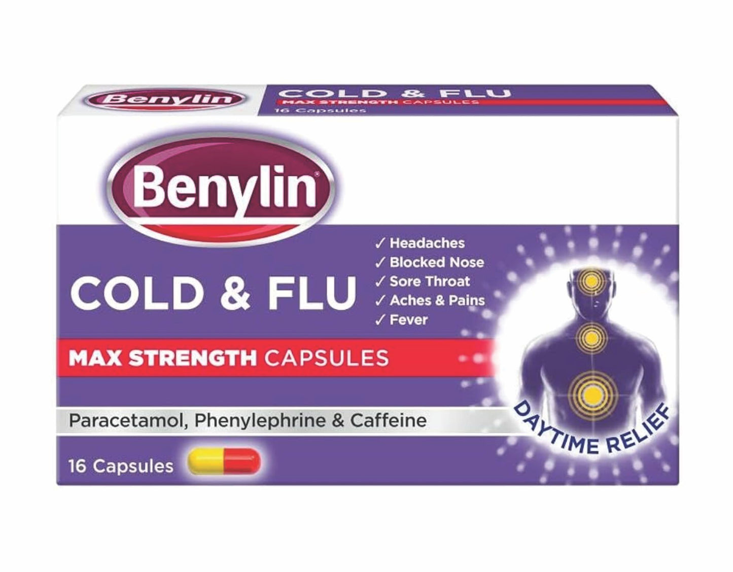 Benylin Cold & Flu Max Strength Capsules
