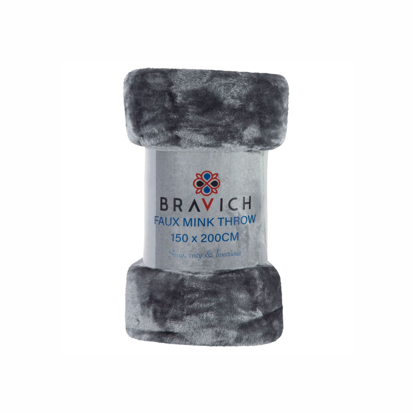 Bra Vich faux mink throw 150x200cm, luxurious softness and warmth