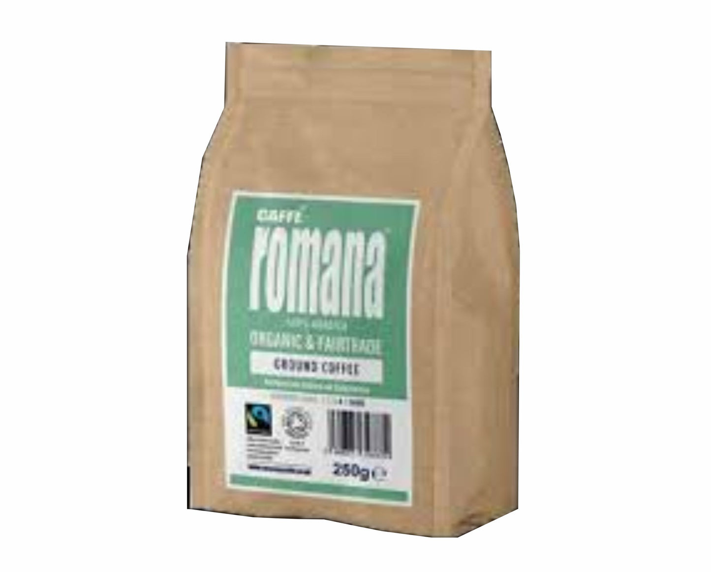 Caffe Romana Organic & Fairtrade Ground Coffee 250 gram