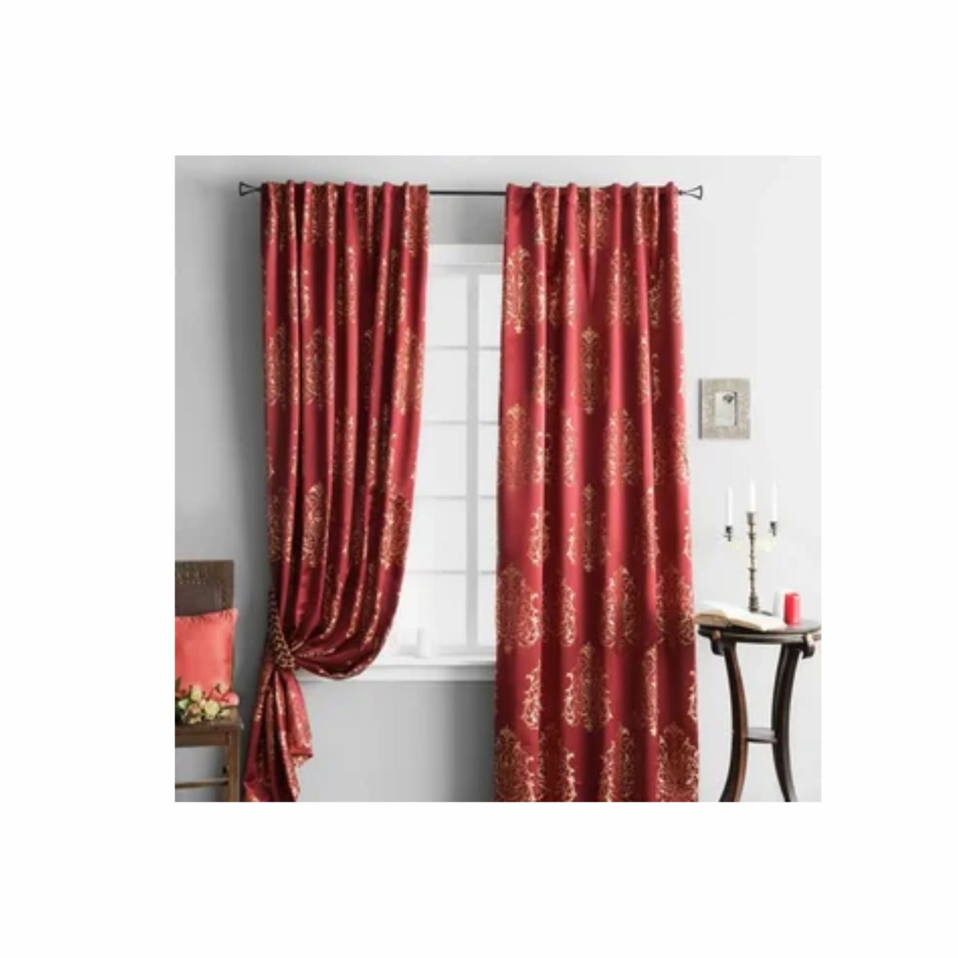 Imperial ring top curtain, featuring a stylish ring top design