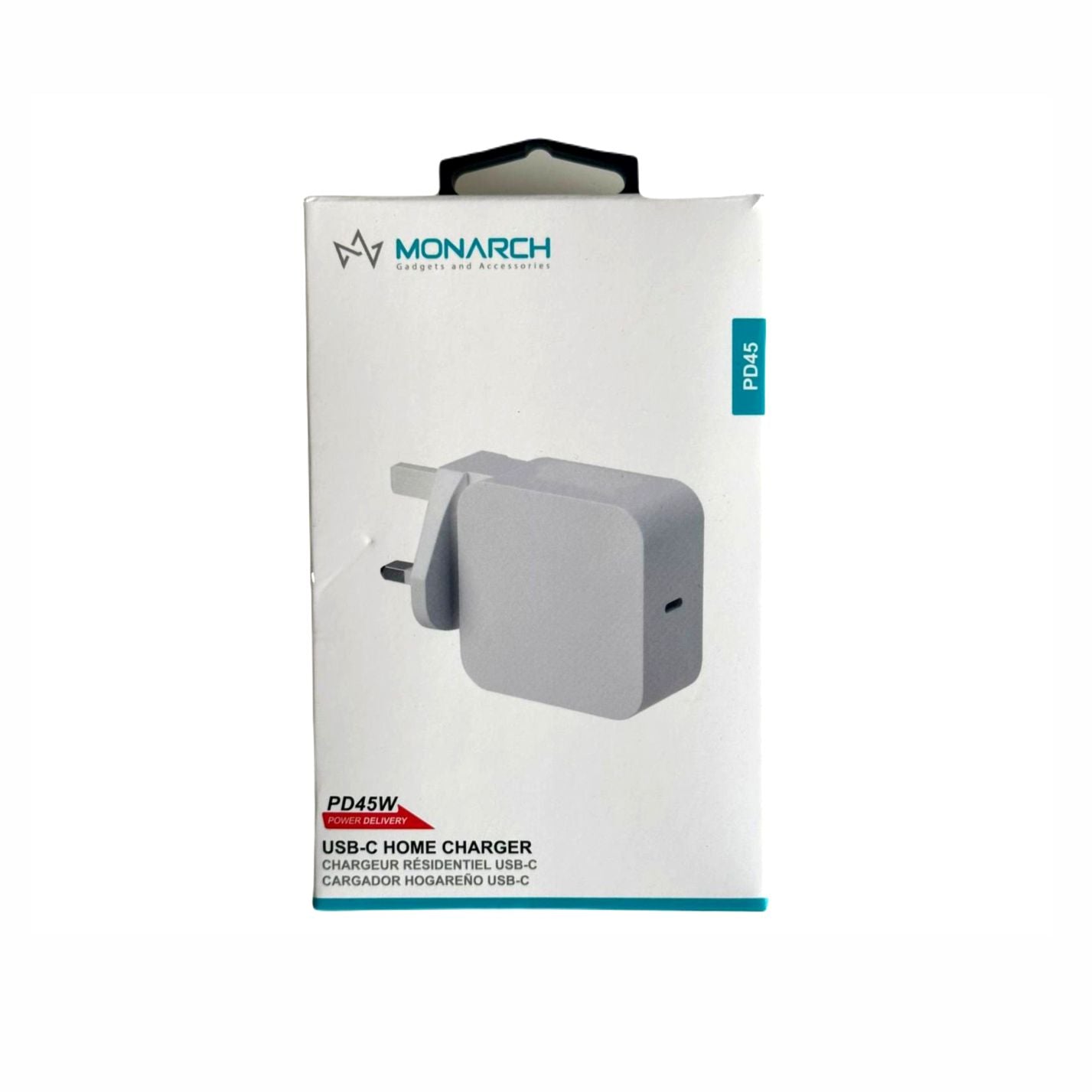 Monarch 45W USB-C PD Home Charger with 1 year warranty