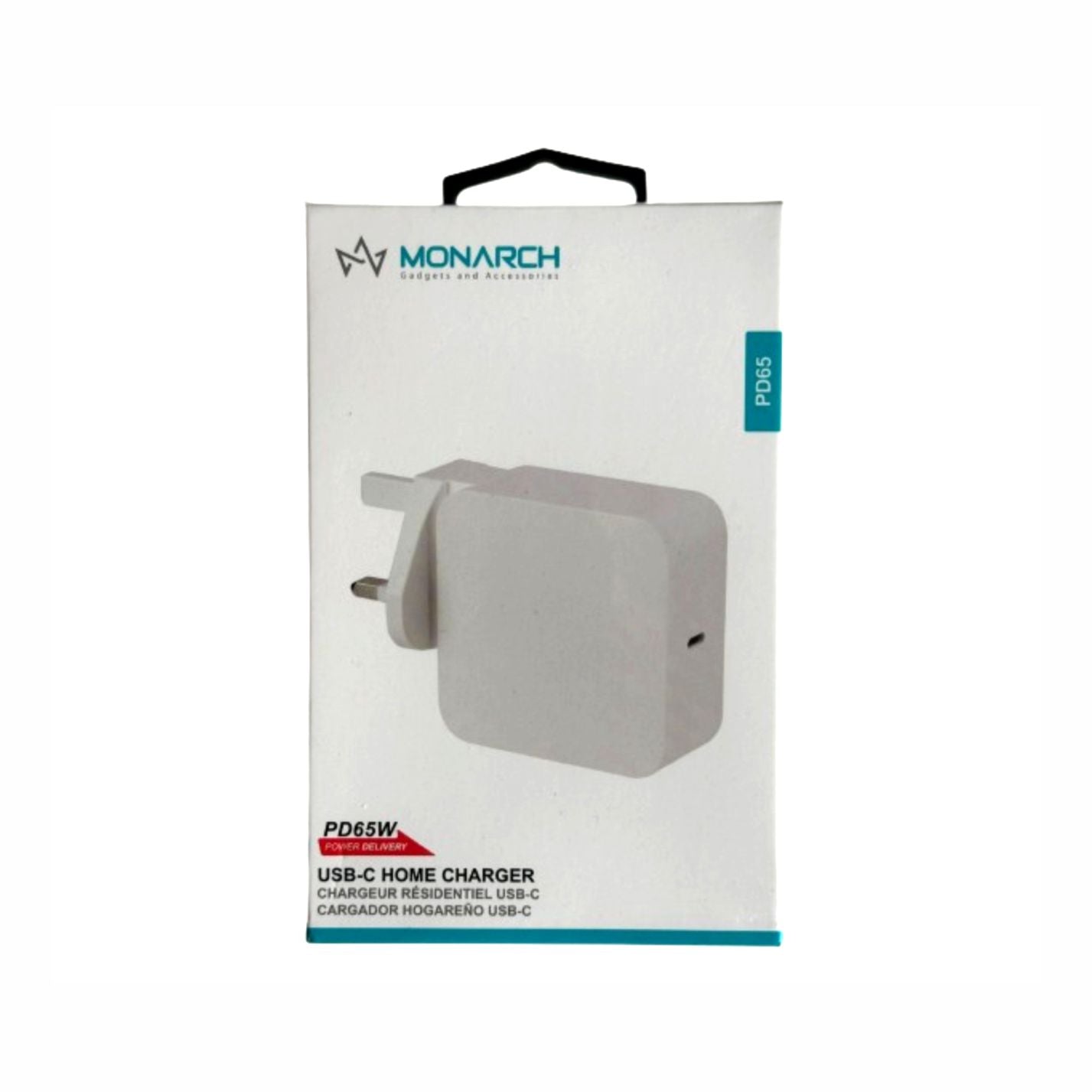 Monarch 65W USB-C PD Home Charger with 1 year warranty