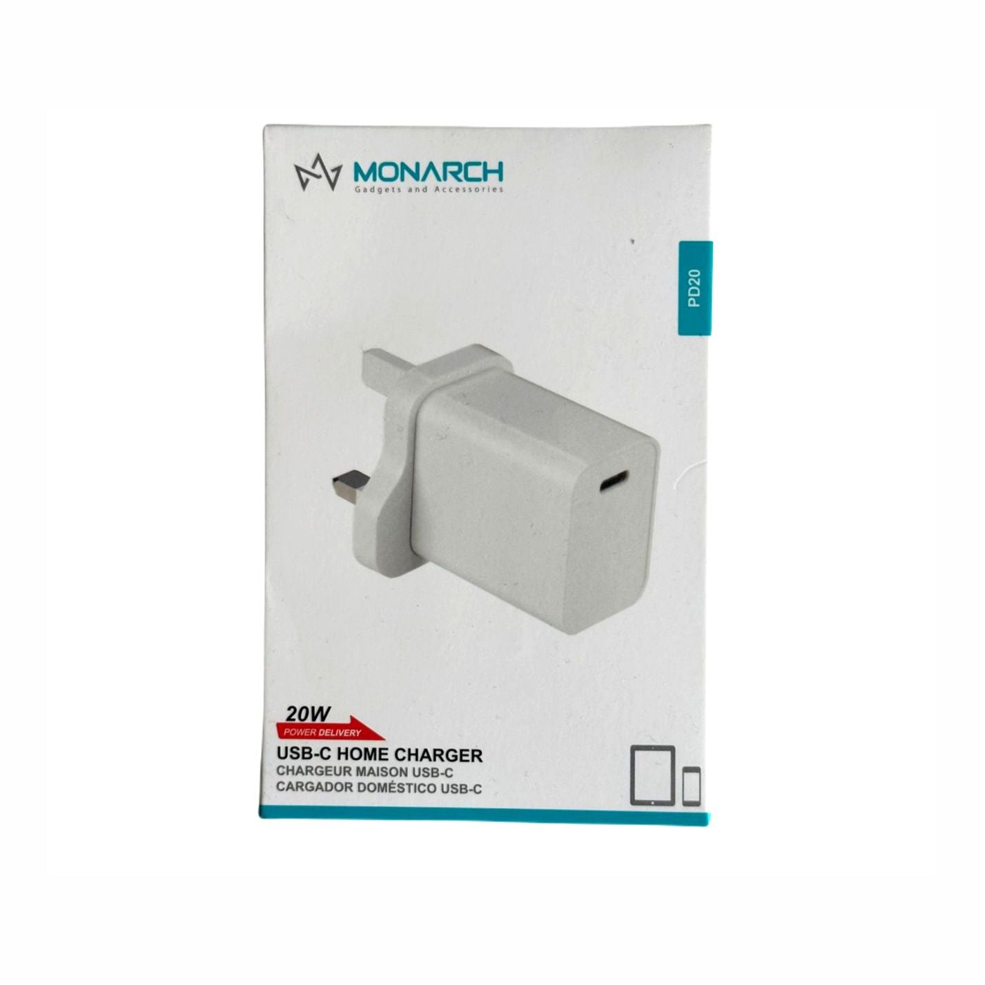 Monarch Type C PLUG 20 WATT with 1 year warranty