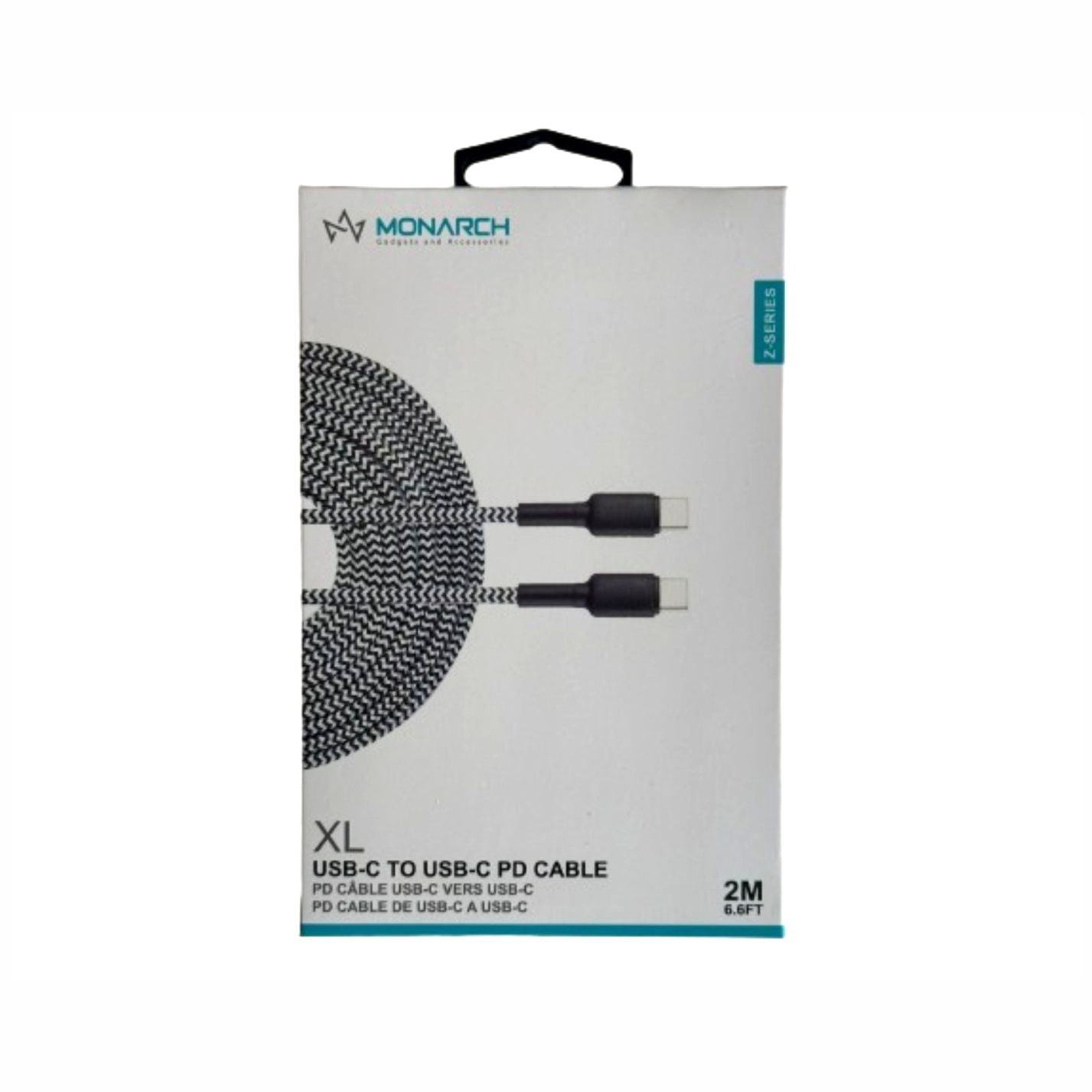 Monarch Z series TYPE C to TYPE C PD Cable 2 meter