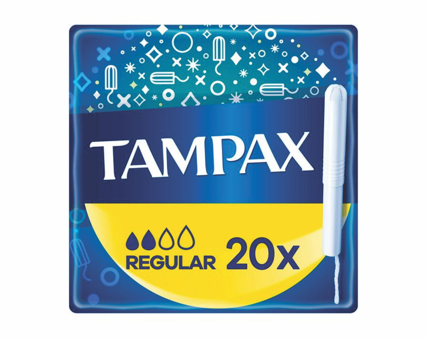 Tampax Regular Tampons Applicator Cardboard x20