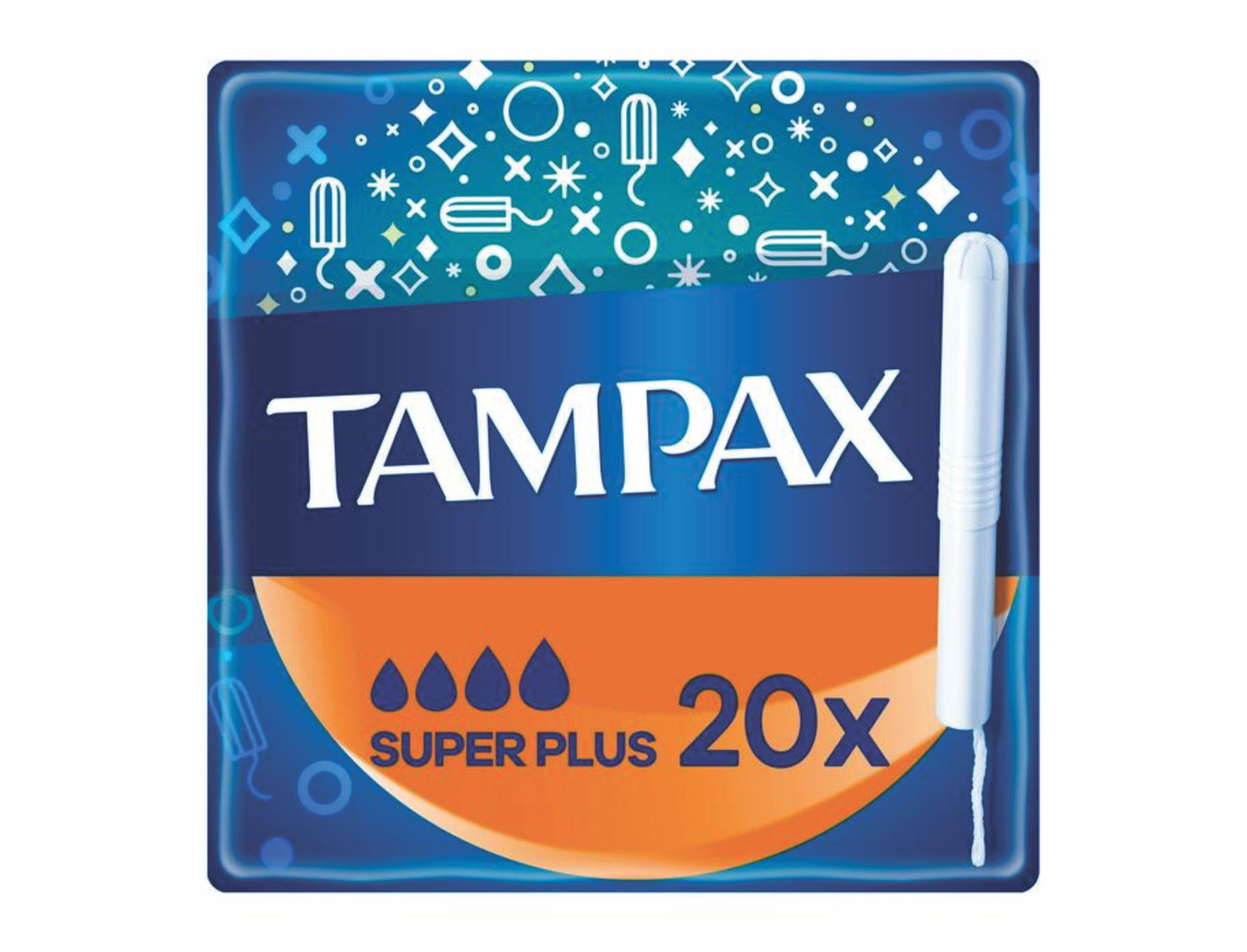 Tampax Super Plus Tampons Applicator Cardboard x20