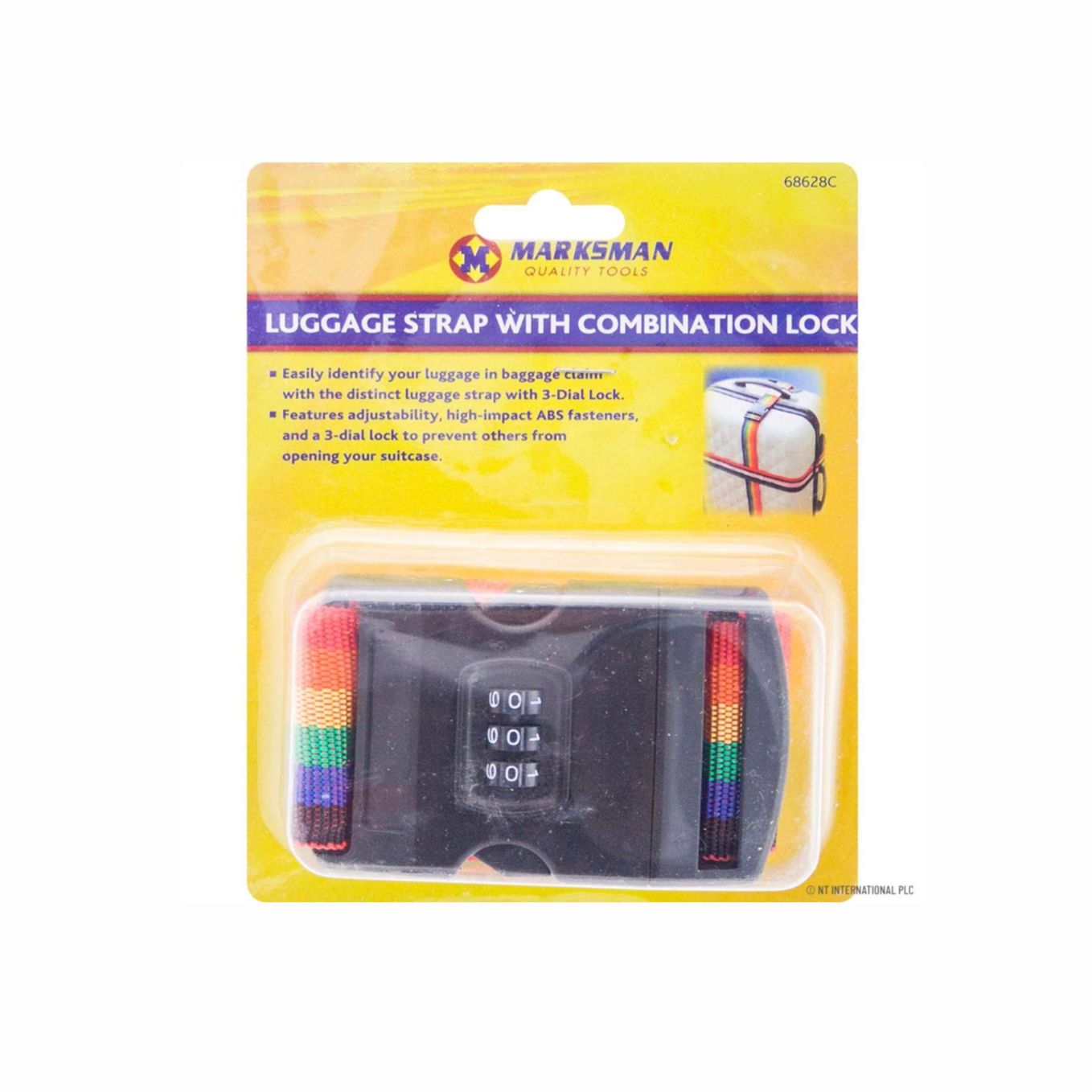 Marksman Luggage Strap with Combination Tie Down