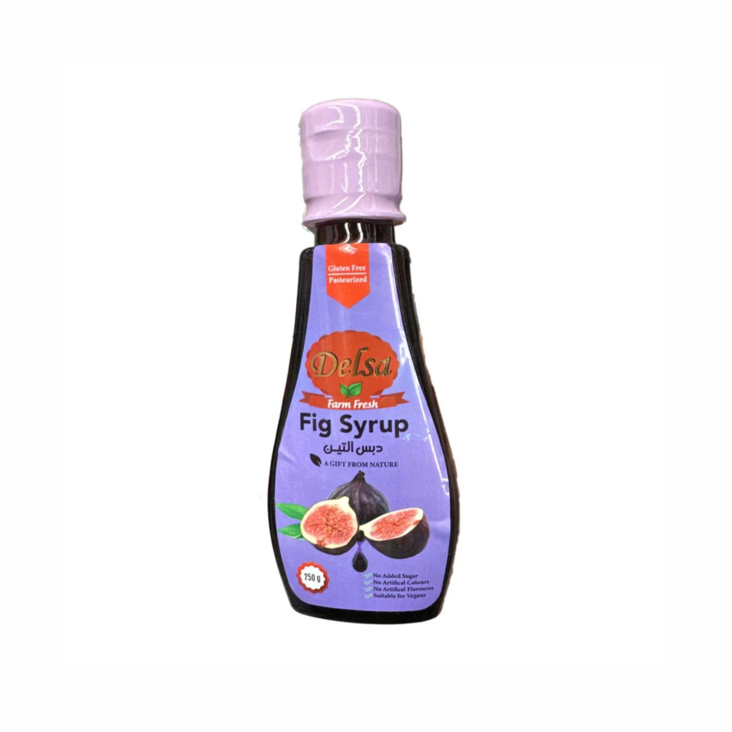 Delsa Fig Syrup 250 gram, perfect for drizzling on desserts, cheese, or breakfast dishes