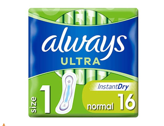 Always Ultra Normal (Size 1) Sanitary Towels x15