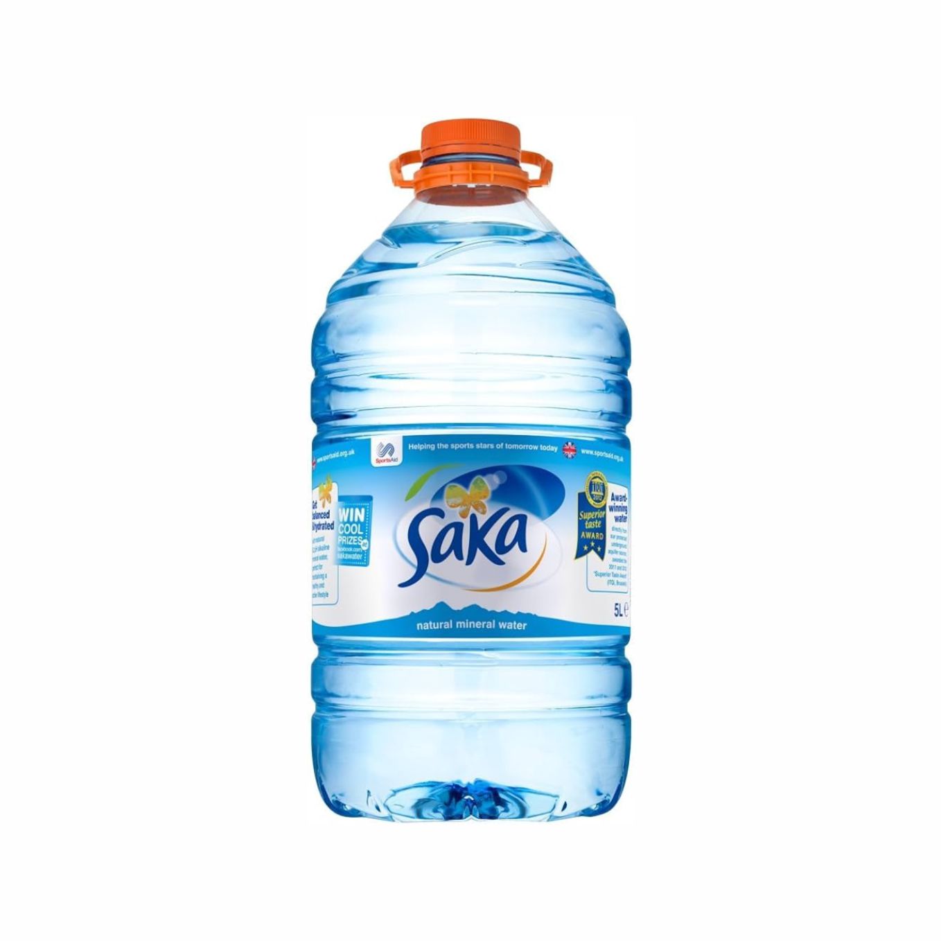 Saka Still Natural Mineral Water Water 5 Litre Bottle